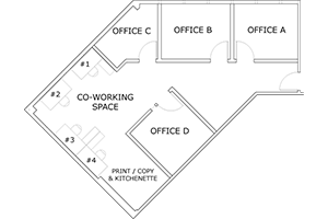 North Star Offices Suite 101 Floor Plan